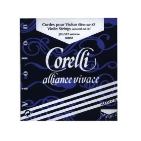 Alliance Vivace 4/4 Violin String Set Medium - Ball E