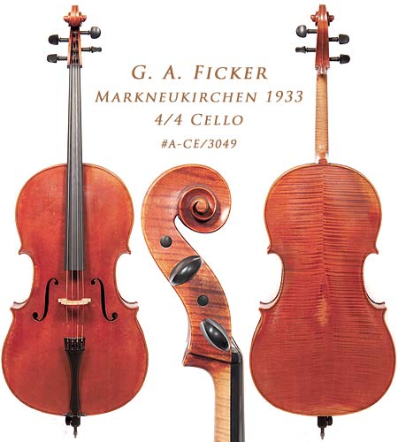 G. A. Ficker Cello
