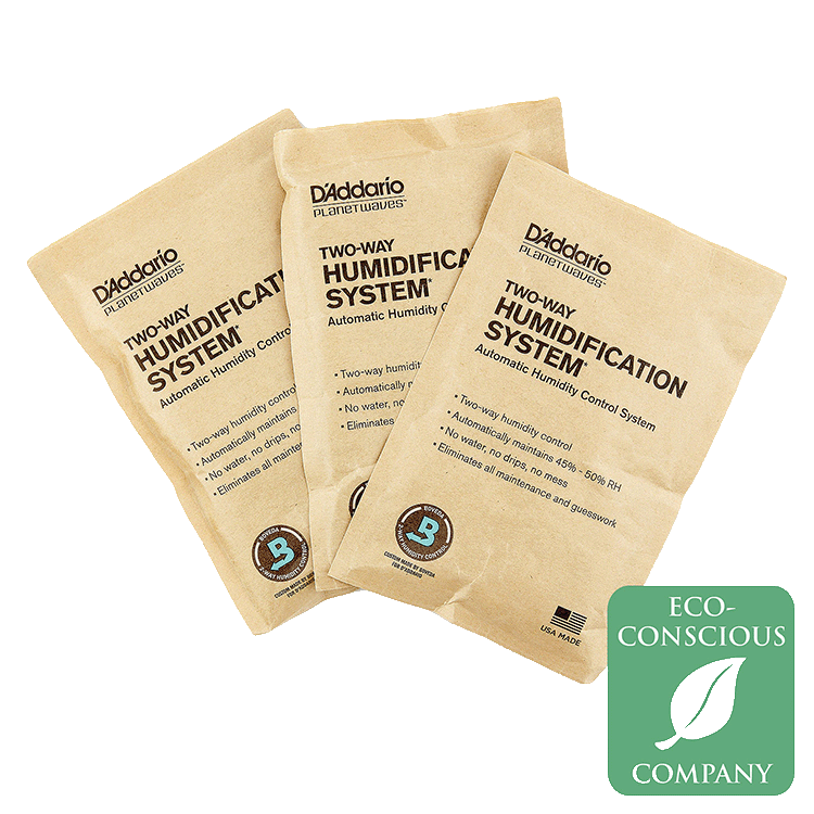 D'Addario Two-Way Humidification System Replacement 3-Pack