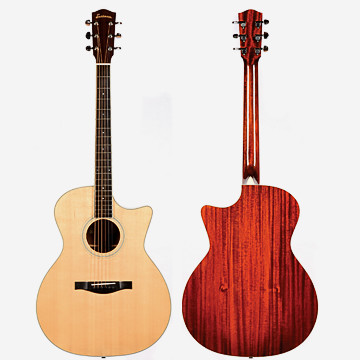 Eastman Guitar front and back