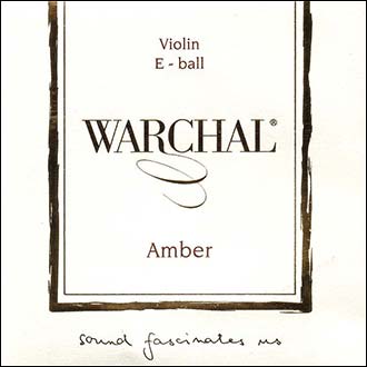 Amber Violin Strings by Warshal