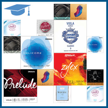 Strings are on sale at Johnson String Instrument