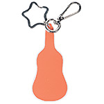 Bam France Charm Violin Keychain - Orange/Black