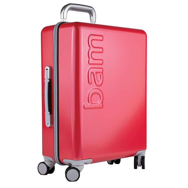 Bam Graffiti Hightech cello case with matching Cabin Trolley