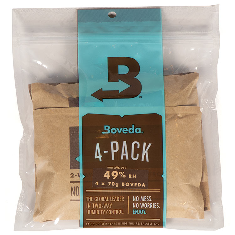 Boveda Replacement 49%/70g Packets, 4-Pack