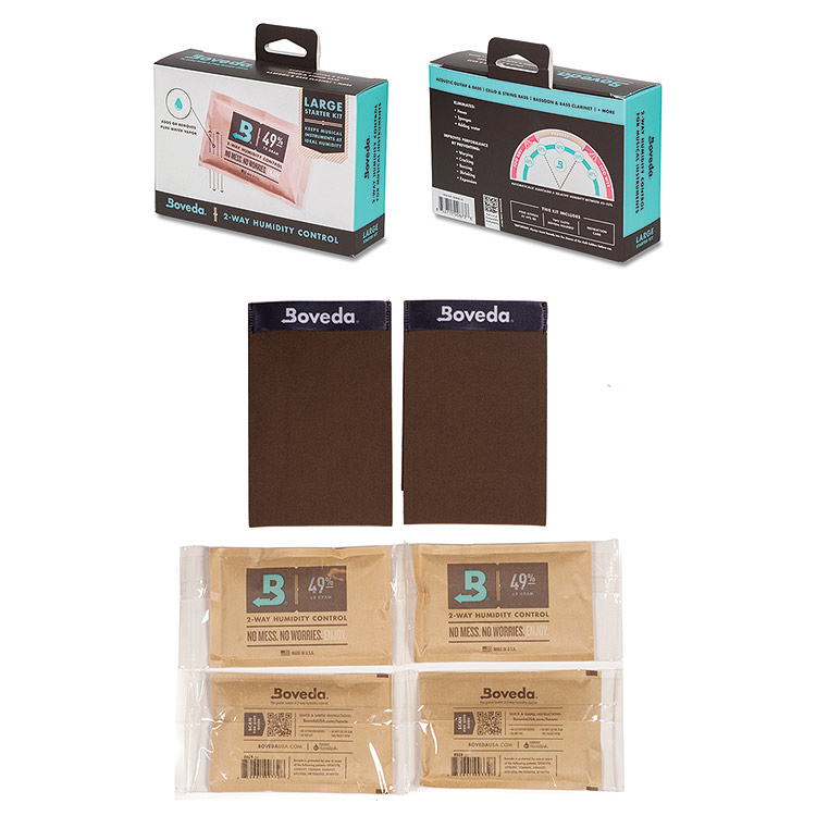 Boveda 2-Way Humidity Control Kit for Large Wood Instruments