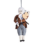 Mozart with Violin Felt Ornament