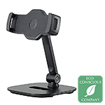 K&M Tabletop Smartphone/Tablet Stand, Black