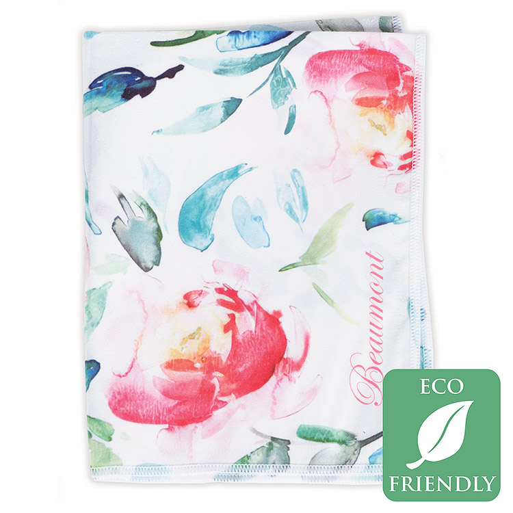 Beaumont Painted Bloom Microfiber Large Polishing Cloth