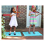 Twinkle Mat Violin Practice Aid with Felt Foot Stickers, Small