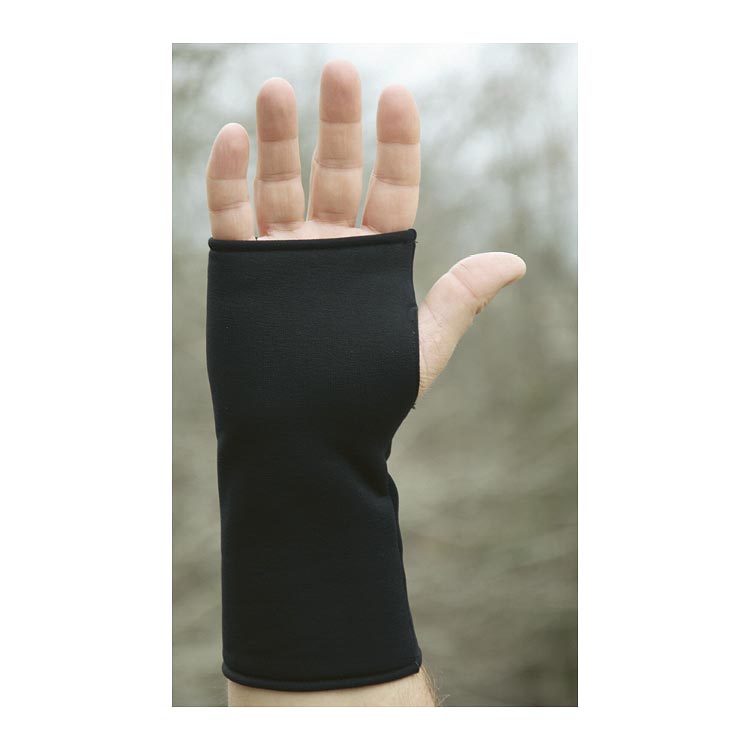 Performance Wristies Finger Free Gloves, Medium, Black