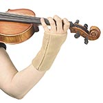 Wristies Practice Short Length Fingerless Gloves, Small, Beige