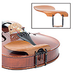 Guarneri Boxwood Chinrest for Viola with Standard Black Bracket