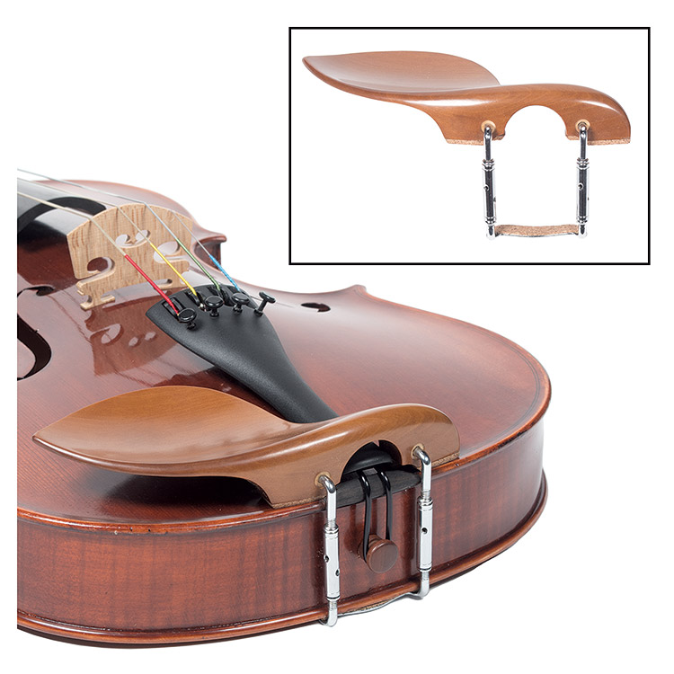 Kinglar Boxwood Chinrest for Viola with Standard Bracket