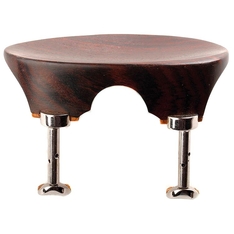 Flat Flesch Rosewood Chinrest for Violin with Hill Bracket