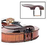 Kinglar Rosewood Chinrest for 4/4 Violin with Standard Bracket