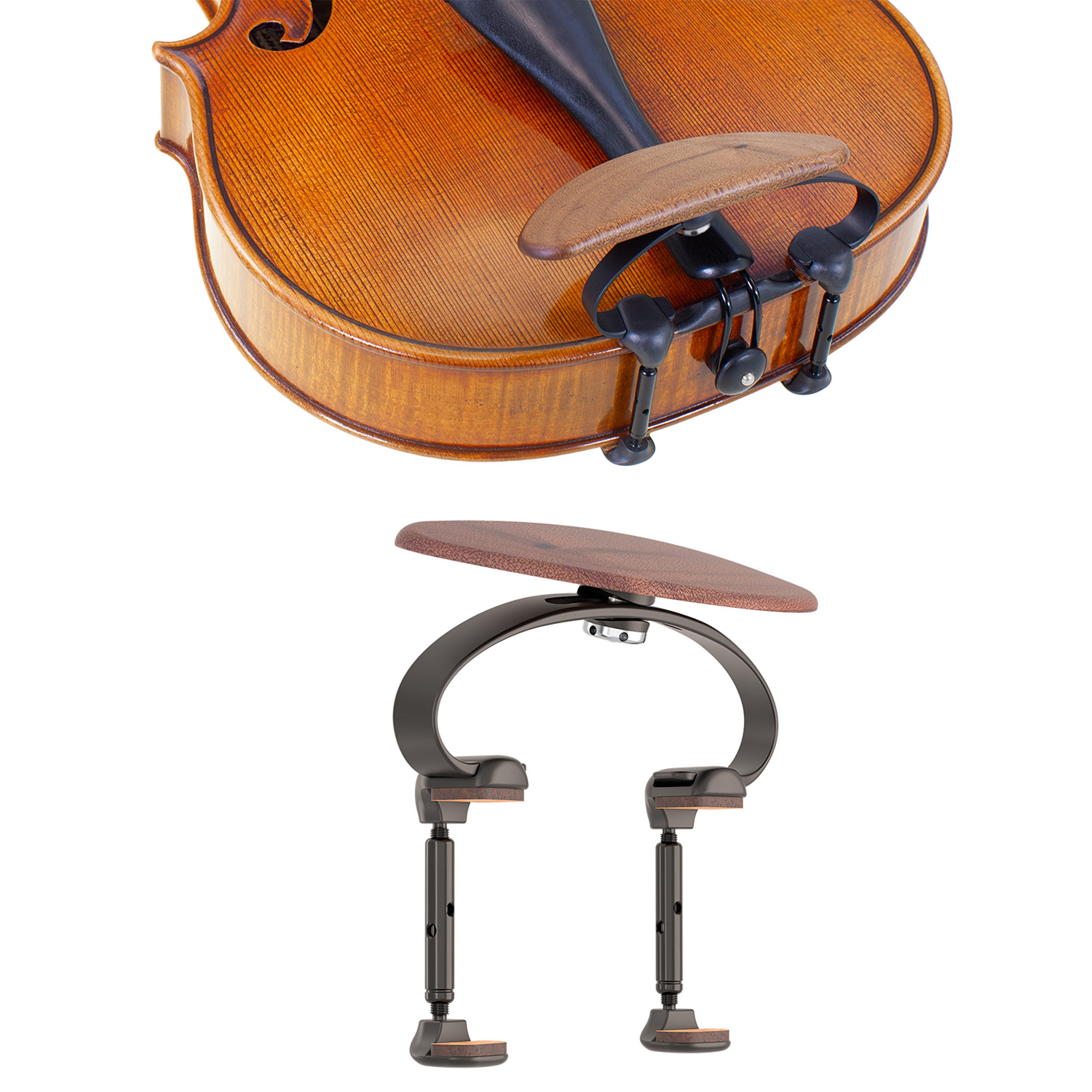 Pirastro KorfkerSpring Flexible Chinrest for Violin & Viola