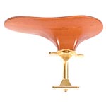 SAS Pearwood Chinrest for Violin or Viola with 32mm Plate Height and Gold-Plated Bracket