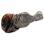 Carmen Bruna CHV Logo Violin Double Layer Silk Bag, Gunmetal & Gold Paisley