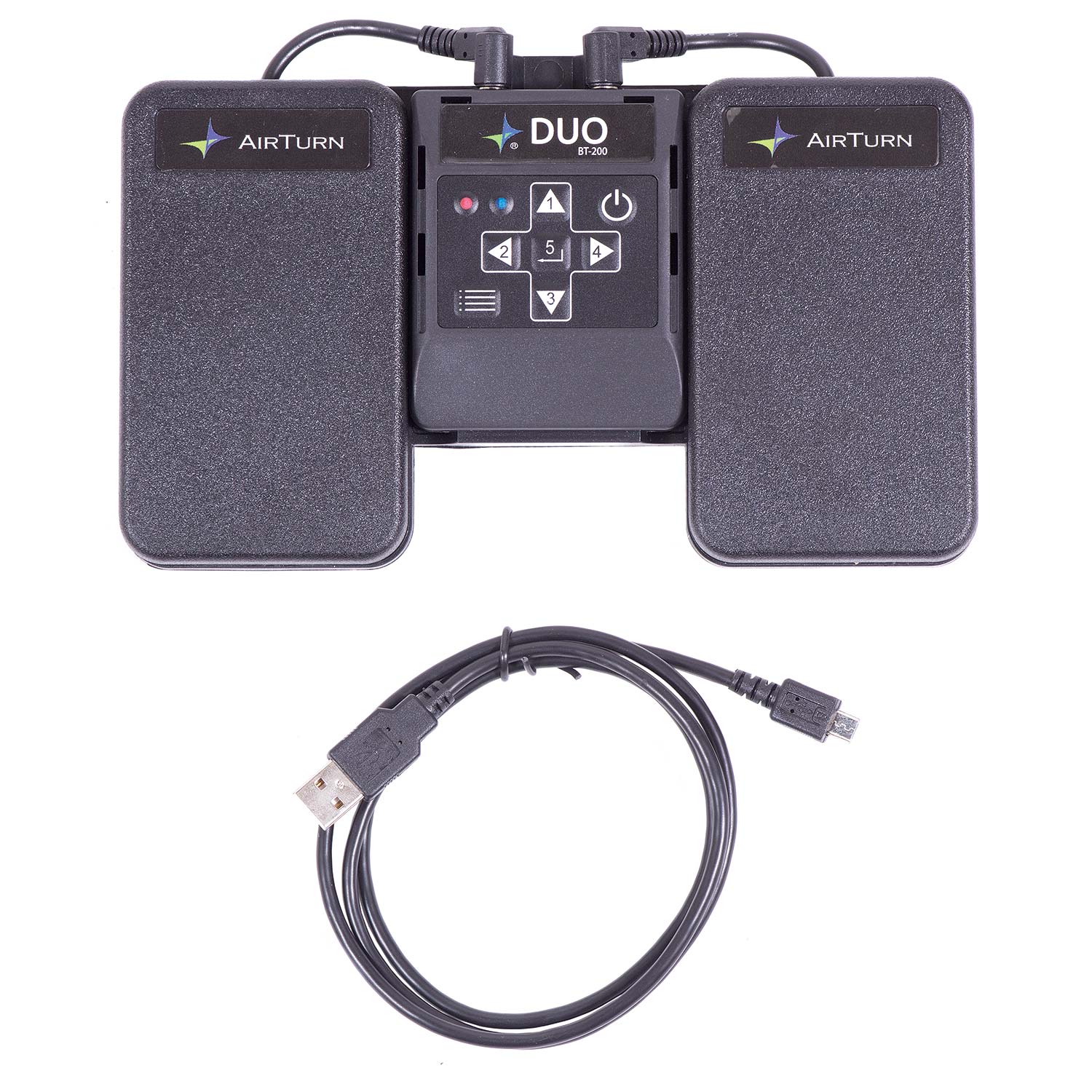 Magnetisch Spaans micro AirTurn Duo - Dual Wireless Pedal Controller with Removable Bluetooth Handheld Remote | Johnson String Instrument Magnetisch Spaans micro AirTurn Duo - Dual Wireless Pedal Controller with Removable Bluetooth Handheld Remote | Johnson String Instrument