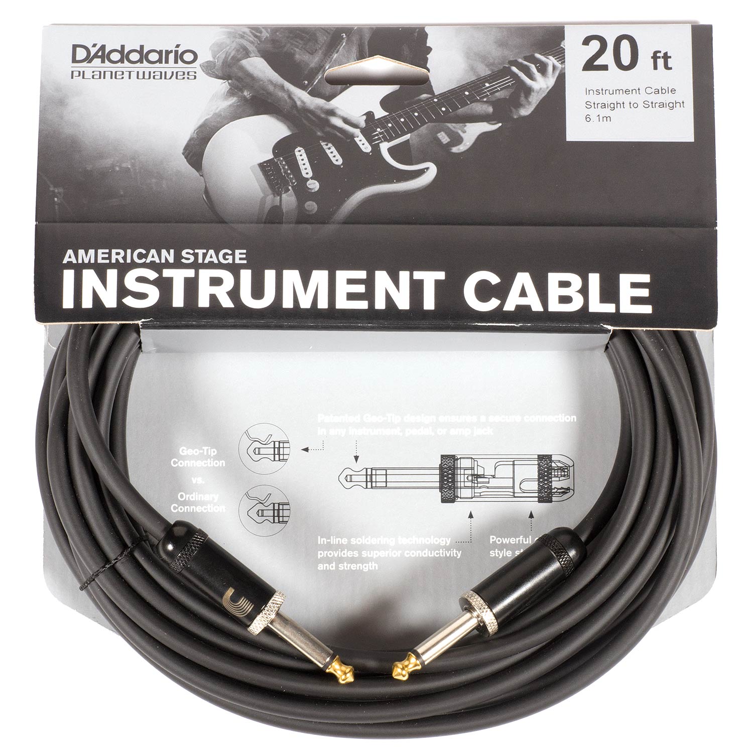 格安NEW】 PLANET WAVES American Stage Kill Switch Instrument Cable