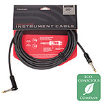 D'Addario American Stage 20' Right Angle Instrument Cable