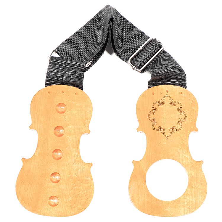Shaped Wood Endpin Rest for Cello