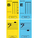 Bass 1st Pos. Classroom Half Size Unlaminated Flashcards
