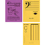 Cello 1st Position Regular Size Laminated Flashcards