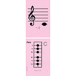 Flute Classroom Half Size Unlaminated Flashcards