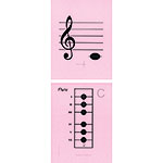 Flute Regular Size Laminated Flashcards