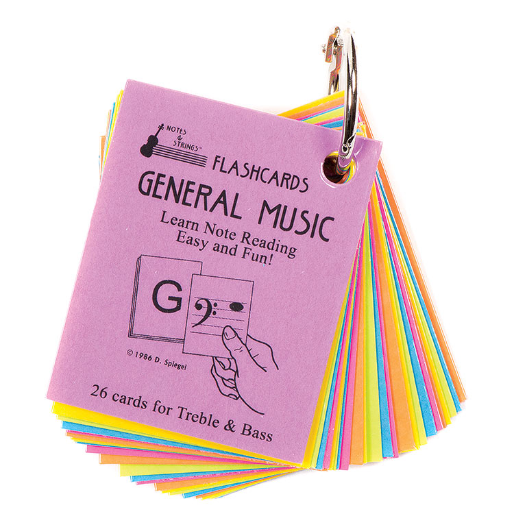 General Music Mini Size, Laminated Flashcards