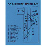 Saxophone Regular Size Laminated Flashcards