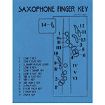Saxophone Regular Size Unlaminated Flashcards