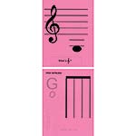 Violin 1st Position Regular Size Laminated Flashcards
