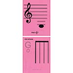 Violin 1st Position Regular Size Unlaminated Flashcard