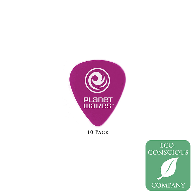 D'Addario Duralin Guitar Pick, Standard Shape Heavy 1.2mm, 10 Pack