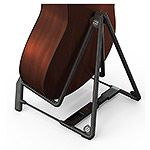 K&M 17580 Heli 2 Acoustic Guitar/Cello Stand, Black