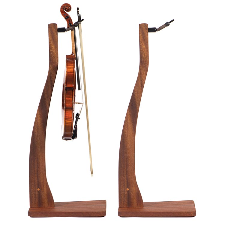 Zither Z Stand for Violin or Viola Mahogany Johnson String Instrument
