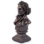 Beethoven 6.5'' Resin Bust with Bronze Finish Look