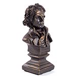 Beethoven 6.5'' Resin Bust with Bronze Finish Look