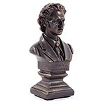 Chopin 6.5'' Resin Bust with Bronze Finish Look