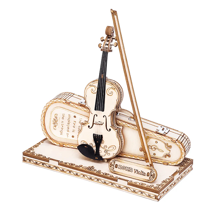 Violin Wooden 3D Puzzle Kit