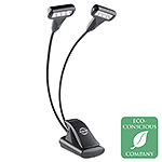 K&M 12273 Double 4-LED T-Model FlexLight Music Stand Light