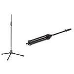 K&M Universal Tablet PC Holder and Microphone Stand Bundle