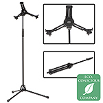K&M Universal Tablet PC Holder and Microphone Stand Bundle