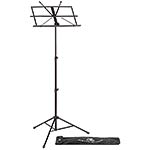 Boston Black Folding Music Stand with Bag