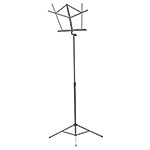 Hamilton KB900 Black Deluxe Folding Music Stand with Bag