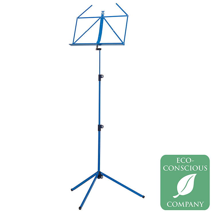 K & M 10010 Rainbow Series Blue Music Stand