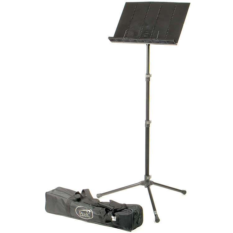 Peak SMS-50 Tall Music Stand with Aluminum legs; black